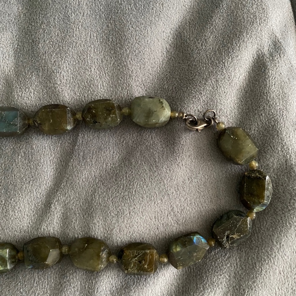Labradorite Statement Necklace - image 3